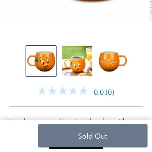 Orange Bird Mug EPCOT International Flower & Garden Festival 2022 Mug NEW - Picture 5 of 5